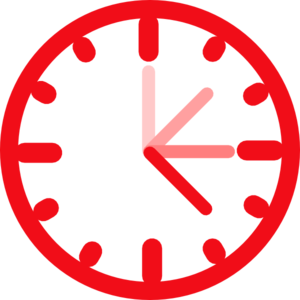 Red Clock logo